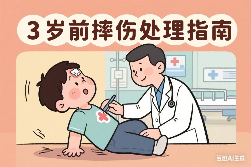 宝宝摔懵了？3岁前摔伤处理黄金3步+禁忌清单，新手爸妈必存