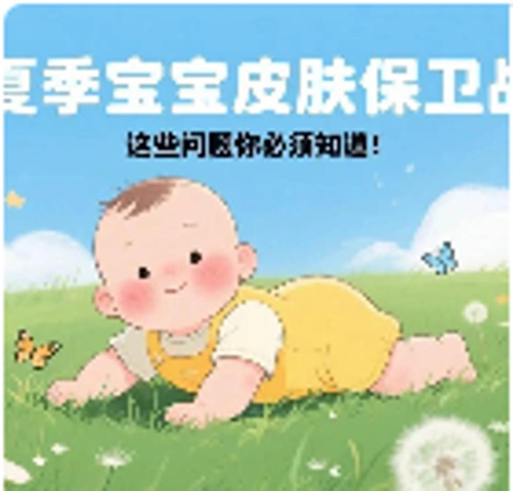 夏季宝宝皮肤保卫战，这些问题你必须知道！
